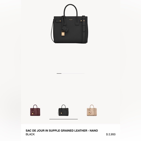 Saint Laurent Nano Sac de Jour Supple Grained Leather - Picture 15 of 15